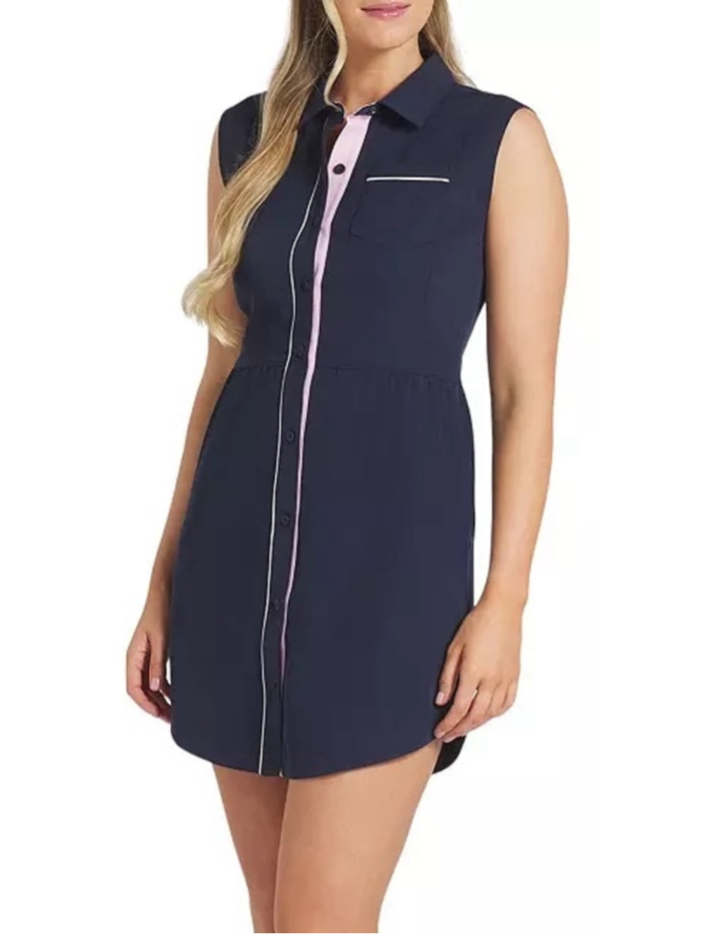 Women's Puma x Arnold Palme Dress XXL Navy Pink